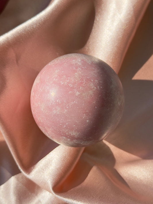 Saturated Pink Opal Sphere