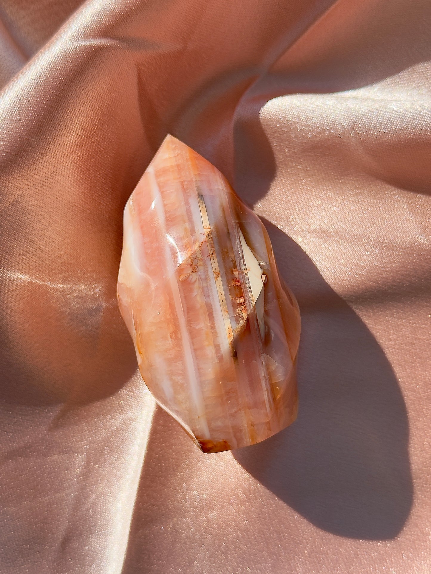 Pink Toned Orca x Carnelian Flame