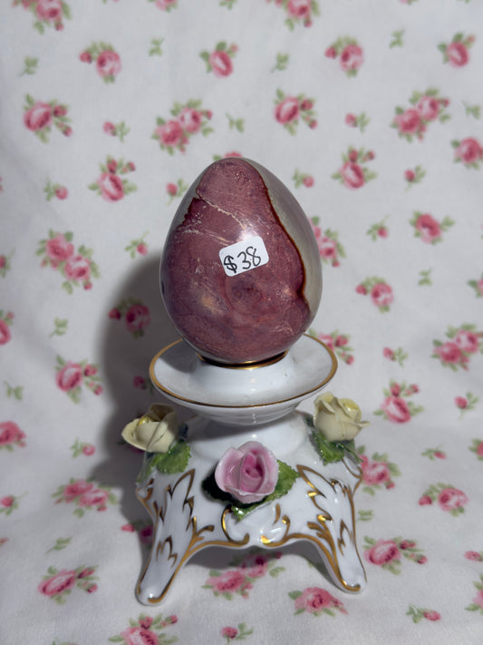 Ethereal Polychrome Jasper Egg