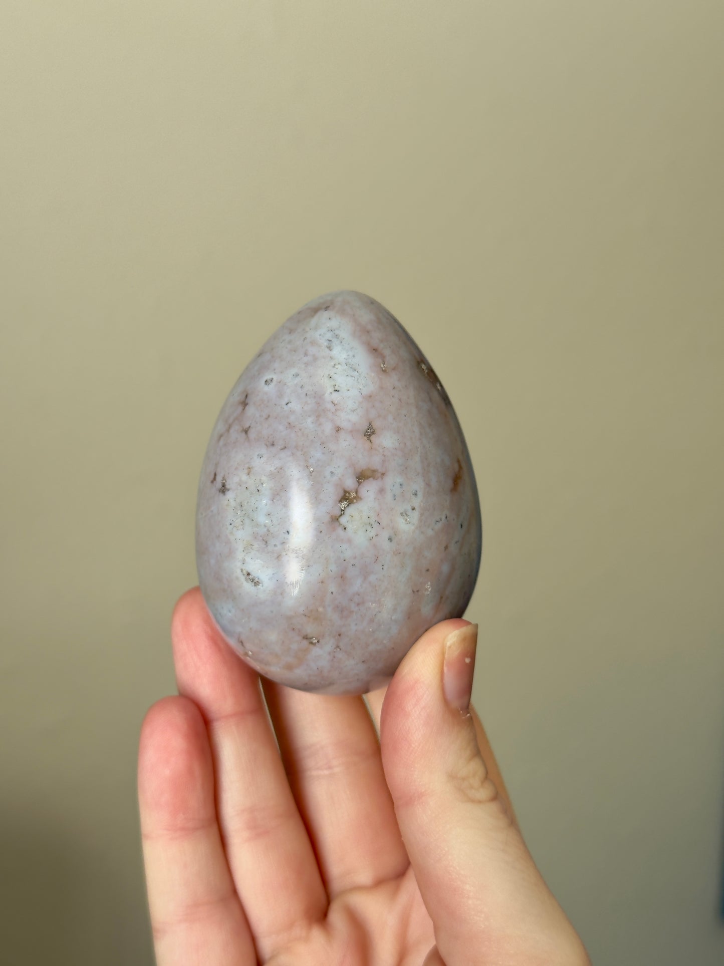 Pink Sea Jasper Egg