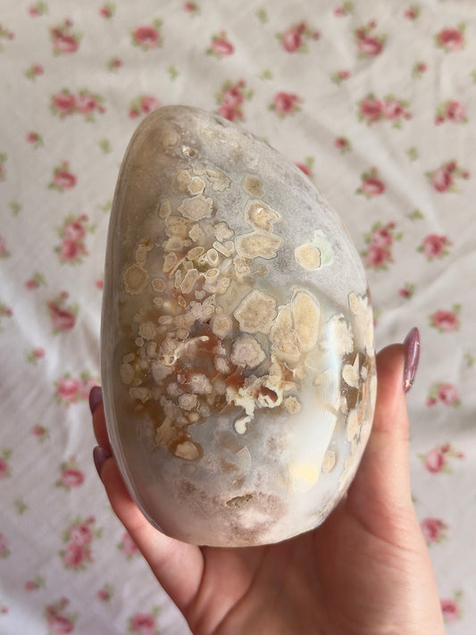 Chunky Pastel Flower Agate Freeform