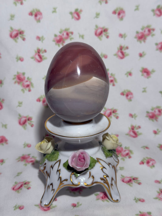 Pinky Purple Polychrome Jasper Egg