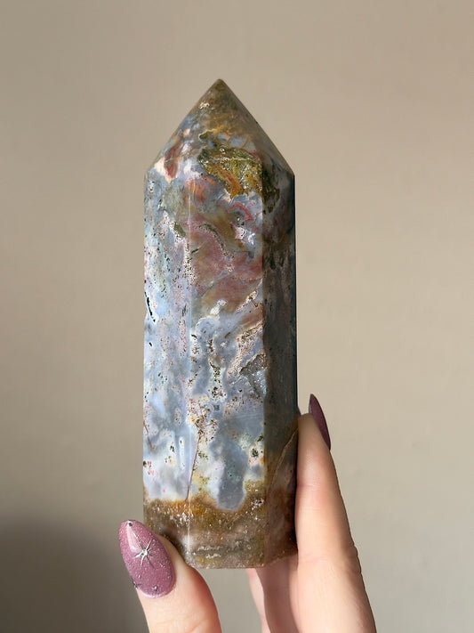 Blue Cosmic Jasper Tower