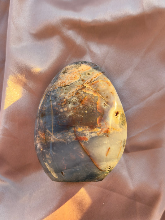 Periwinkle Orby Sea Jasper Freeform