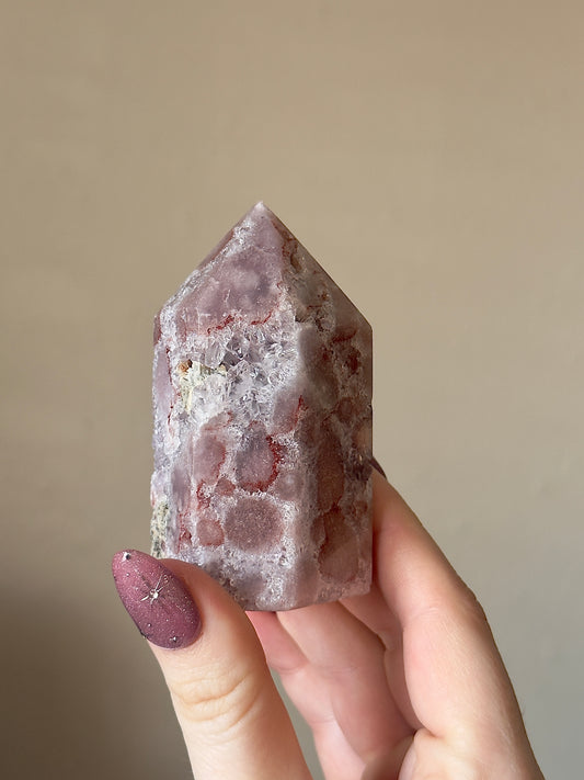 Sparkly Berry Pink Amethyst Tower
