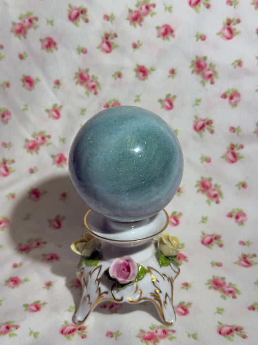Seafoam Green Mermaid Sea Jasper Sphere