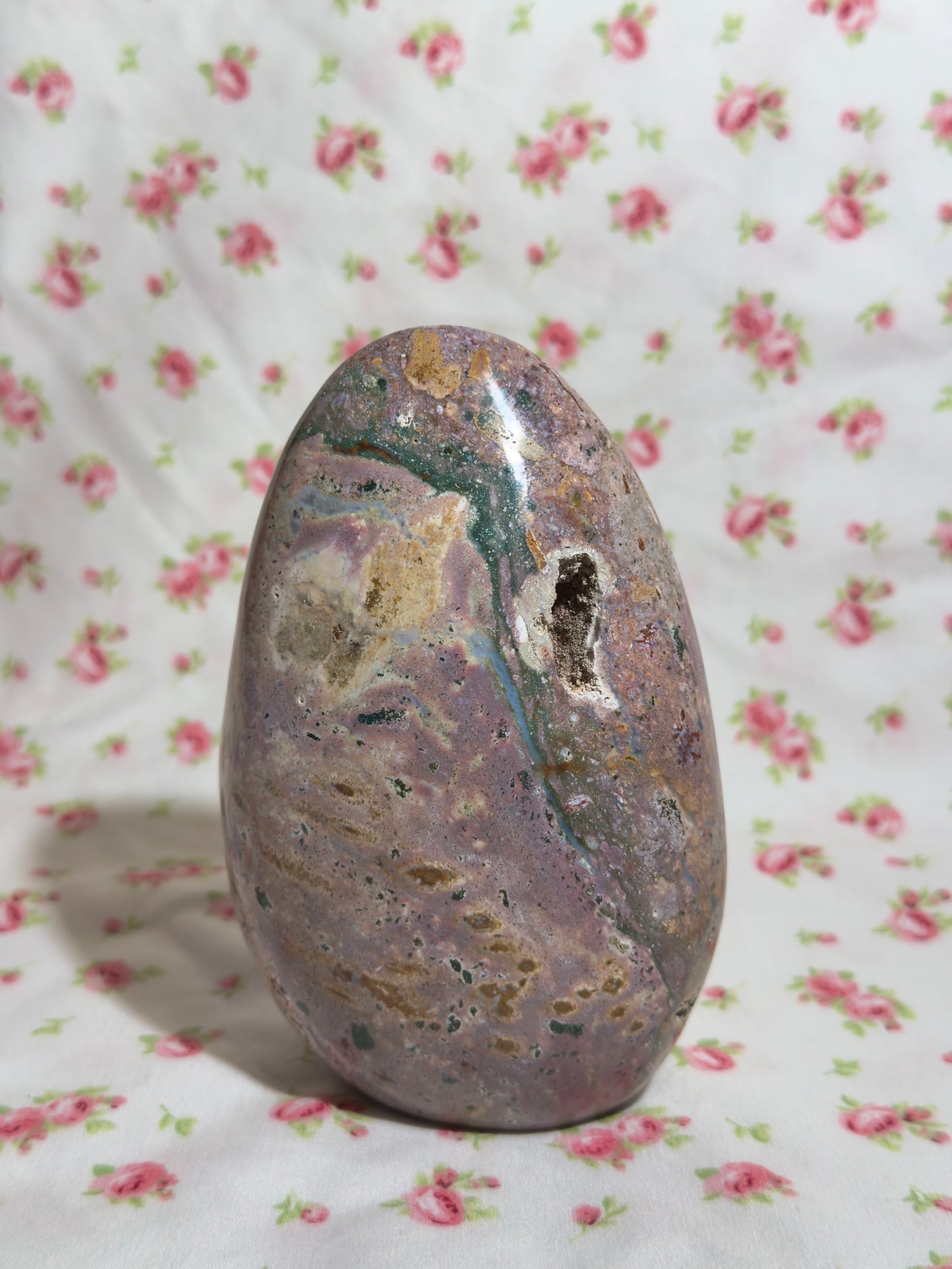 Pink Mosaic Sea Jasper Freeform