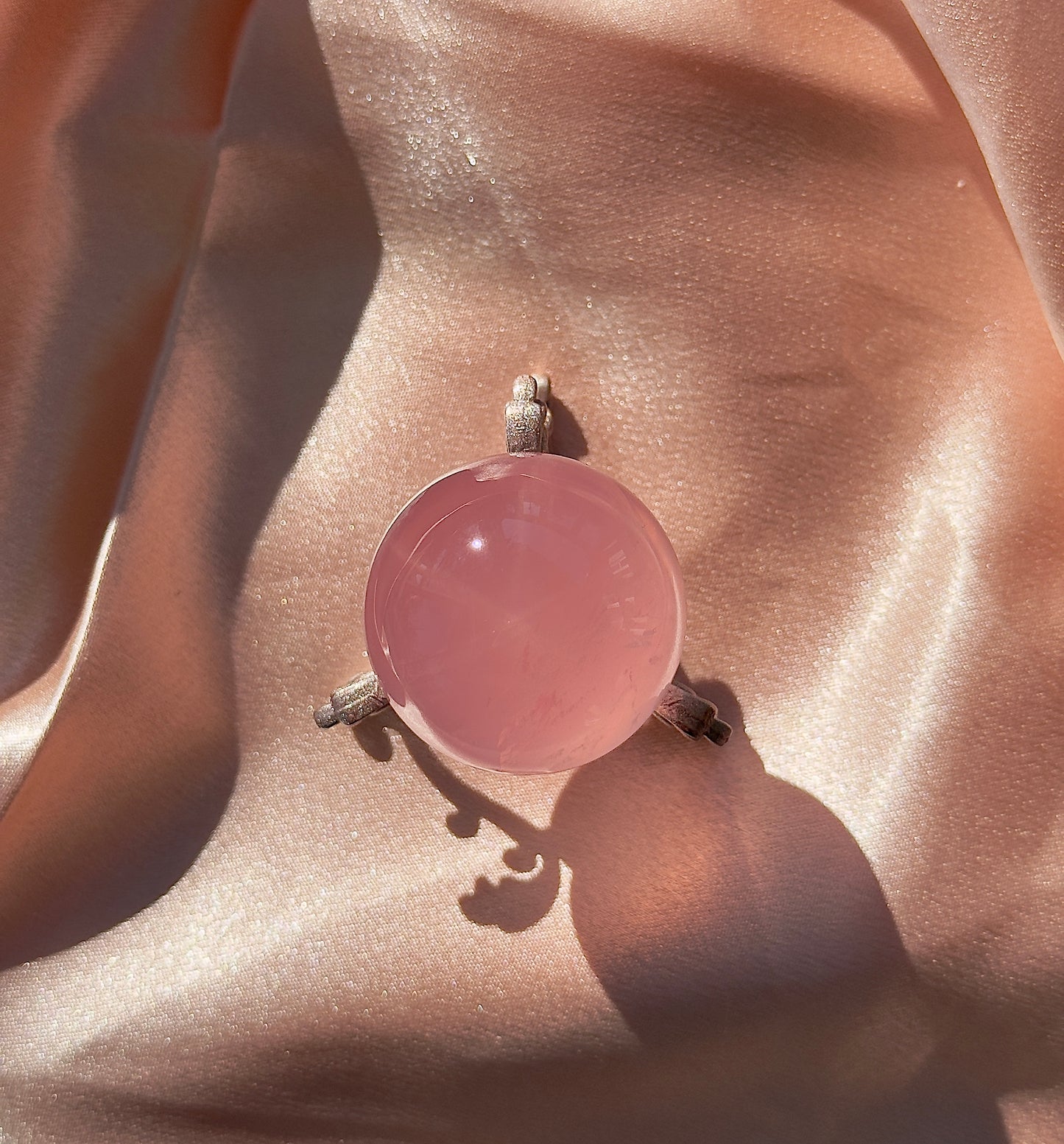 Juicy Old Stock Madagascan Star Rose Quartz Sphere