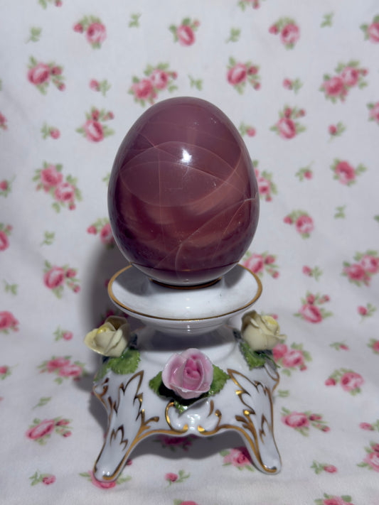 Pinky Purple Polychrome Jasper Egg