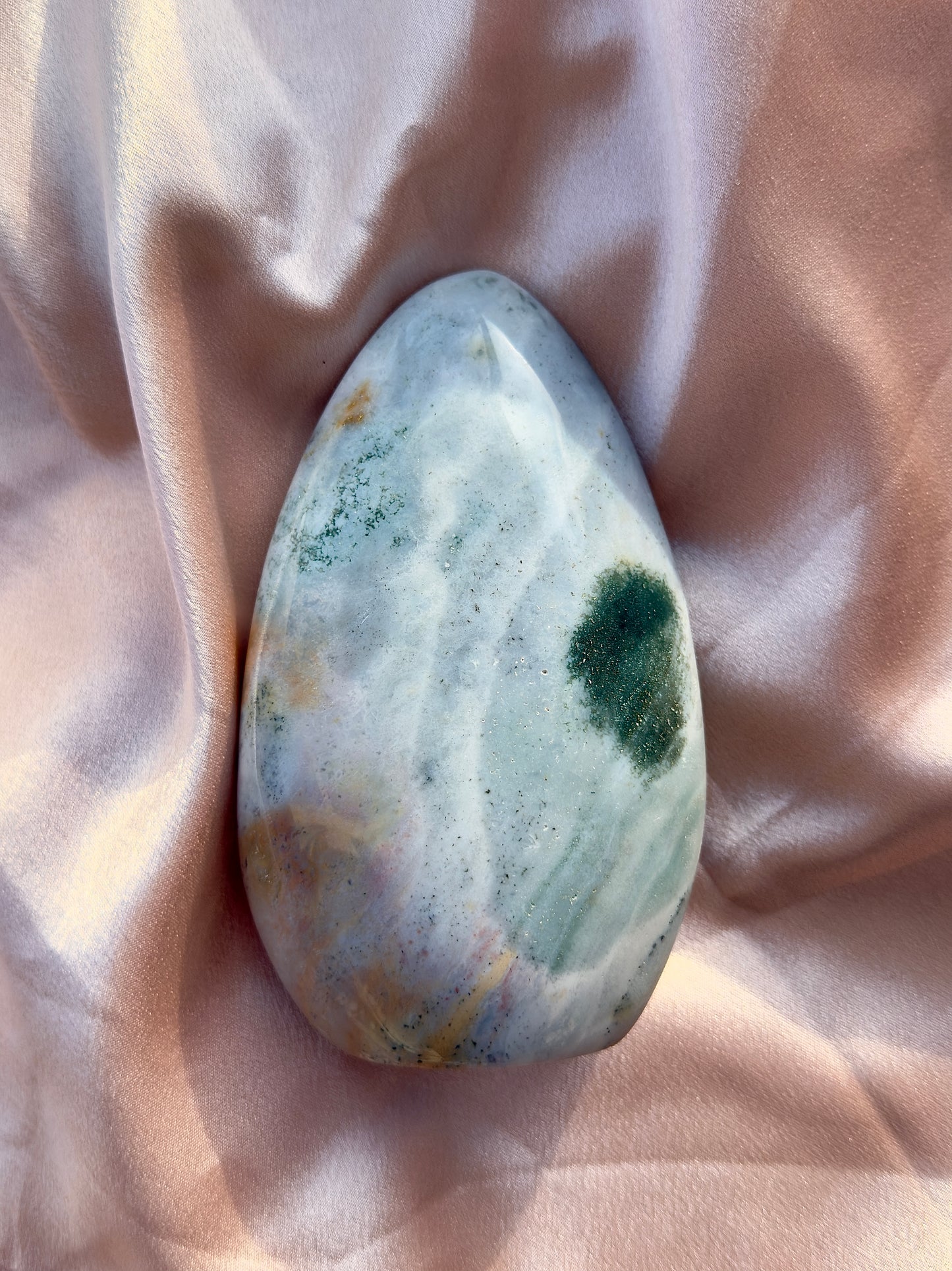 Pastel Pyrite Sea Jasper Freeform