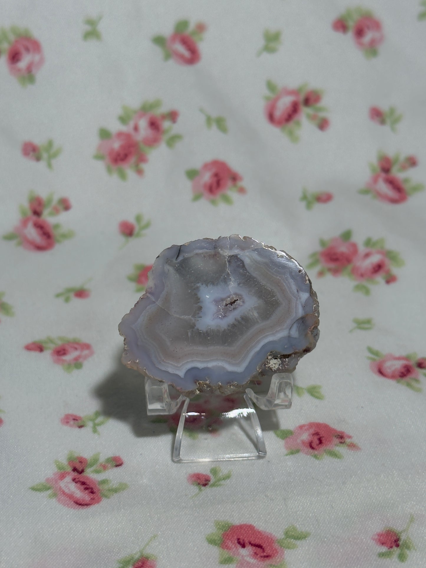Baby Pink and Blue Laguna Agate