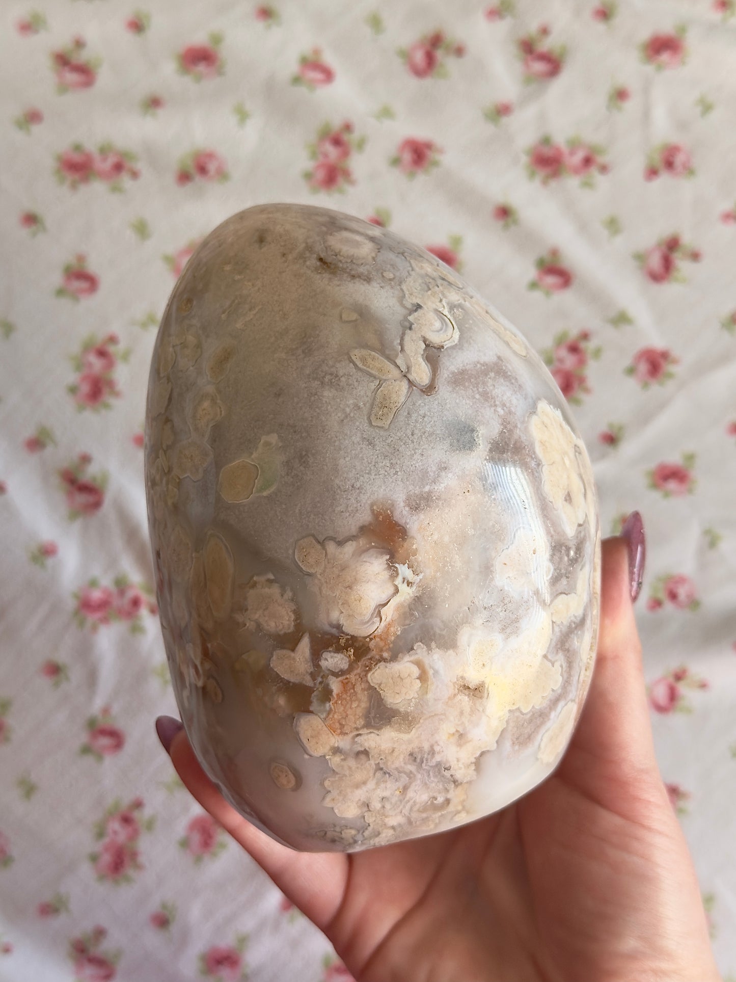 Chunky Pastel Flower Agate Freeform