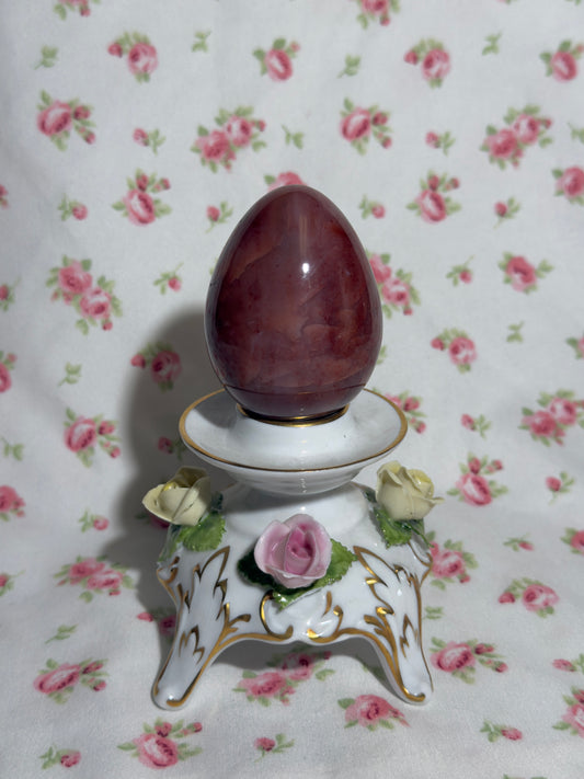 Purple-Toned Carnelian Egg