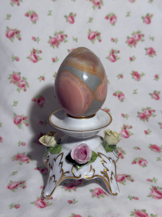 Pastel Polychrome Jasper Egg