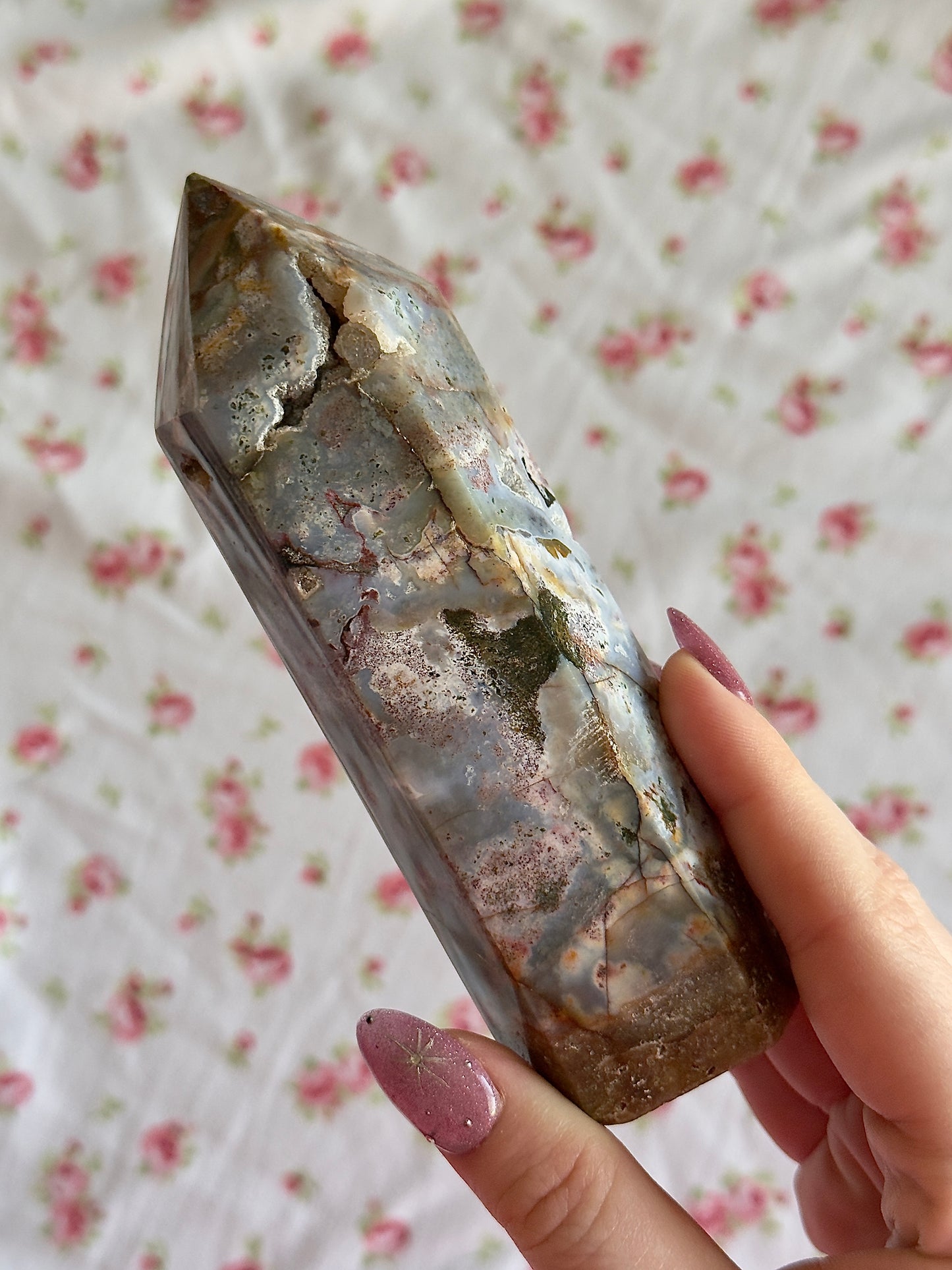 Blue Cosmic Jasper Tower