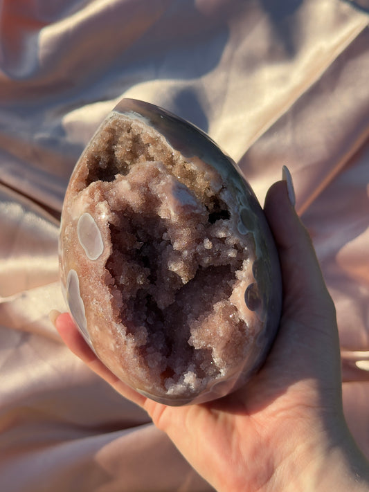 Pink Amethyst x Flower Agate Freeform