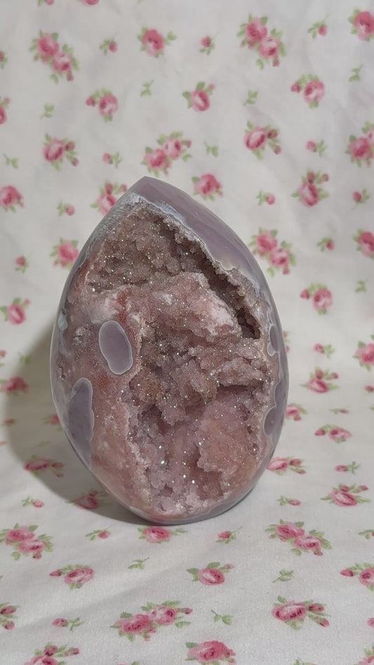 Pink Amethyst x Flower Agate Freeform